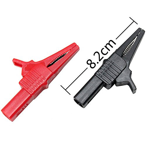 Aidetek Automotive Test Lead Kit Insulation Piercing Test Clip Large Crocodile Clips Flexible Spring for Multimeter Meter Test Probes Test Leads Set Probe CE Certificate TLP20163