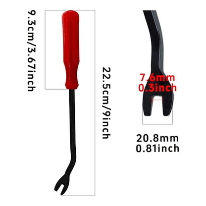 2PCS 23CM/9” Plastic Fastener Remover Clip Removal Tool, Car Trim Removal Tool, Fastener Remover Pliers for Automotive Door Panels, Window Trim, Upholstery, Dashboard, Emblems - size: 9”