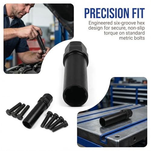 6 Spline Lug Nut Key, CR-V 6 Spline Lug Nut Socket, Universal Car Wheel Lock Removal Tool for 21mm (13/16") & 22mm (7/8"), Aftermarket Splines Tuner Lug Nut Key Replacement