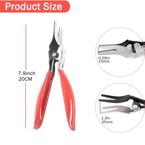 Automobile Hose Remover Pliers - Car Fuel and Vacuum Line Tube Hose Remover - Separator Pliers Pipe Repairing Tool - color: Hose Remover Pliers