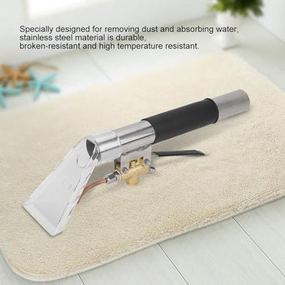 Car Carpet Extractor, Heat Resistant Stainless Steel Carpet Cleaning Extractor, Handhold Auto Detailing Hand Wand Tool for Cleaning Indoor and Outdoor Furniture, Mattresses, Auto Upholstery