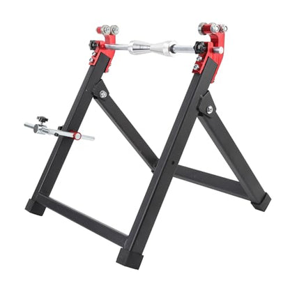 Motor Bike Wheel Balancer Stand, Heavy Duty Steel, Balancing Tool for Sport Dirt Bike, Foldable Portable Design, Suitable for Off Road Motorcycles, Sports Bikes, Road Bikes,