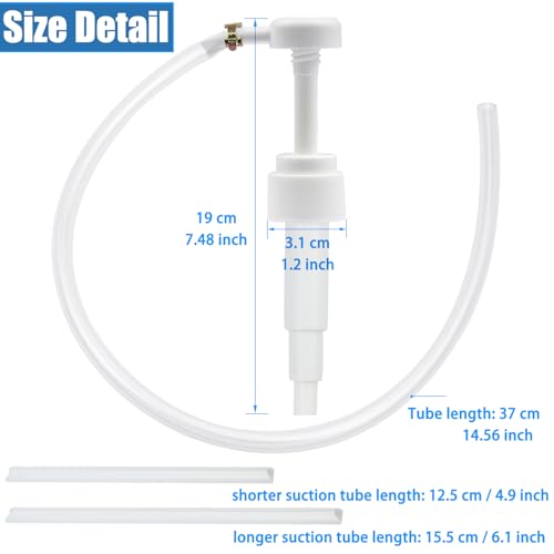 Bentolin Fluid Pump for Standard Quart Bottles -Gear Lube Pump Stroke with 3rd Hand Adapter, Transfer Gear Oil, Transmission and Differential Fluid (28mm)