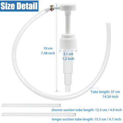 Bentolin Fluid Pump for Standard Quart Bottles -Gear Lube Pump Stroke with 3rd Hand Adapter, Transfer Gear Oil, Transmission and Differential Fluid (28mm)