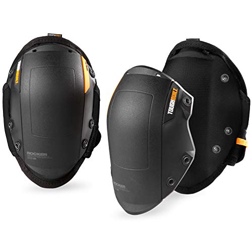 ToughBuilt - Gelfit ™ Rocker Professional Knee Pads - SnapShell ™ Compatible - (TB-KP-G201) - size: Standard Snapshell Rocker (Black)