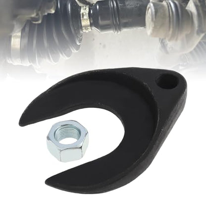 CV Axle Removal Tool with Nut, 48mm U Shaped CV Joint Axle Removing Tool, Fits Slide Hammers with 5/8"-18 Threads, Front Wheel Drive Axle Pulley Attachment