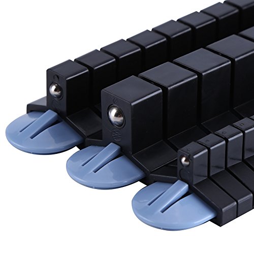 Joyzan Organizer Socket Holder, 1/2 inch 3/8 inch 1/4 inch Drive Socket | Racks Clips Rail Tray Kit Portable Heavy Duty Plastic Extension Garage Storage Drawer Tools Boxes Set Workshop 3PCS