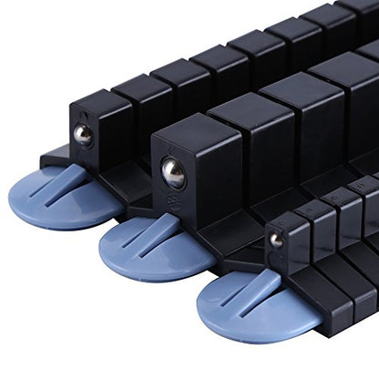 Joyzan Organizer Socket Holder, 1/2 inch 3/8 inch 1/4 inch Drive Socket | Racks Clips Rail Tray Kit Portable Heavy Duty Plastic Extension Garage Storage Drawer Tools Boxes Set Workshop 3PCS
