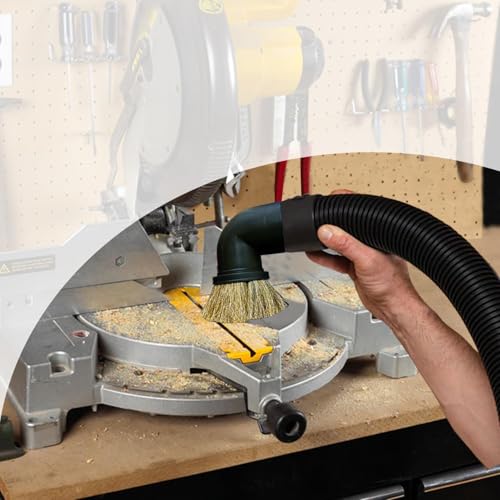 GHAMADE Vacuum Accessories & Attachments for Shop Vac 2-1/2'' - Vacuum Dust Brush & Extension Wand Compatible with Vacuums Using 2-1/4'' Inner Diameter Accessories (Horsehair, 2-1/4'') - style: HorseHair