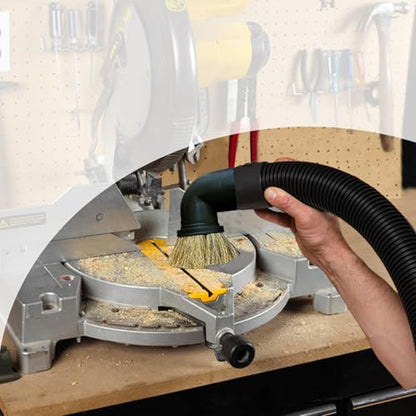 GHAMADE Vacuum Accessories & Attachments for Shop Vac 2-1/2'' - Vacuum Dust Brush & Extension Wand Compatible with Vacuums Using 2-1/4'' Inner Diameter Accessories (Horsehair, 2-1/4'') - style: HorseHair