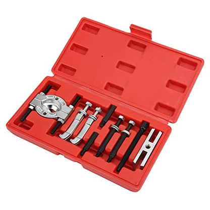 Keenso Bearing Separator Puller Set, Metal Bearing Splitter Portable Removal Tool Kit with ABS Plastic Box for Most Vehicles