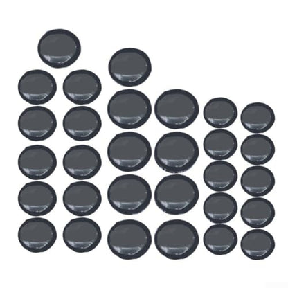 30pcs Tire Repair Kit with Roller - 3 Sizes Rubber Patches for Cars Trucks Motorcycles - Fix Punctures Seal Flats Tubeless Tool