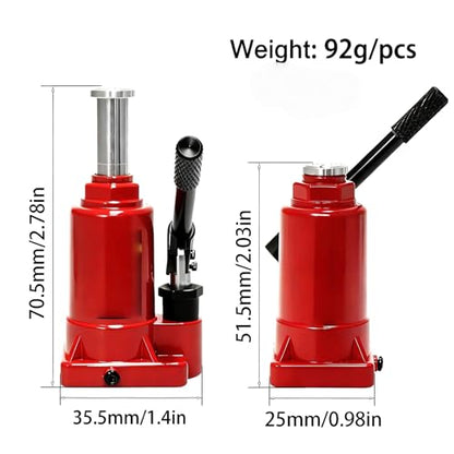 RC Cars Spare Parts for 1/10 6T Metal Jack Stands Repairing Tool RC Crawler Car Diecasts Vehicle Model Parts Accessories Toy(Red) - color: Red