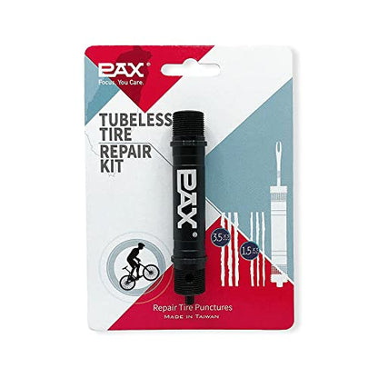 PAX Emergency Mountain Bike Tubeless Tire Repair Kit, Plus 5mm Hex Key for Bicycle Repair, Fix Road Bicycle Tire Punctures - color: Black, 5mm Hex key