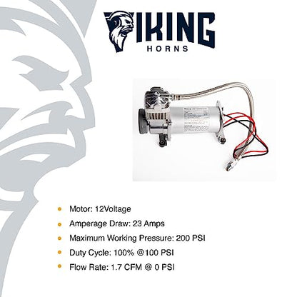V103C Heavy-Duty 200 PSI Air Compressor for Train Horns