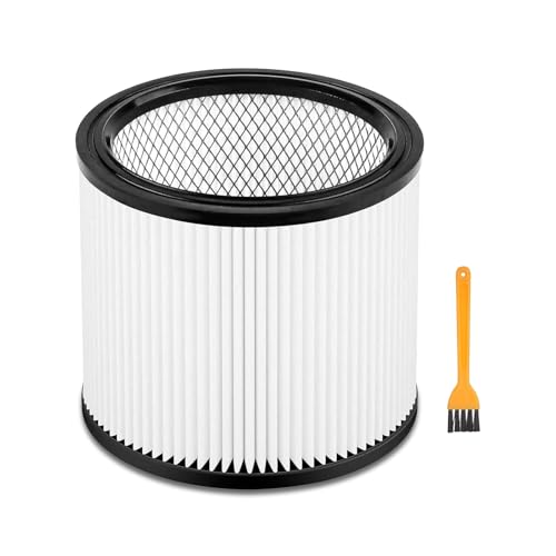 Reusable Wet Dry Vacuum Filter Replacement – Fits Shop Vac 90304 90333 90350, Cartridge HEPA Shop-Vac Filter for 5 Gallon & Up Models