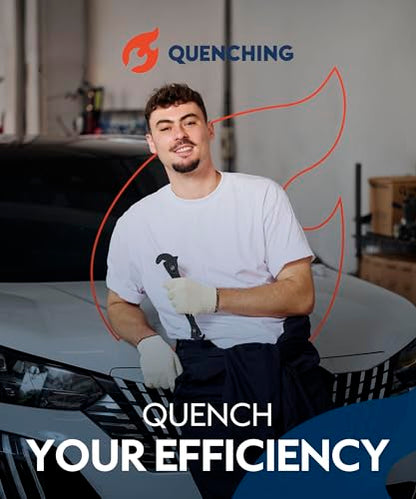 QUENCHING Self-Adjusting Crowfoot Wrench for Tight-Access Fasteners 8–32mm (5/16”–1-1/4”), Slim Profile, Not for Heavy Torque - size: 10" Dual Head Wrench
