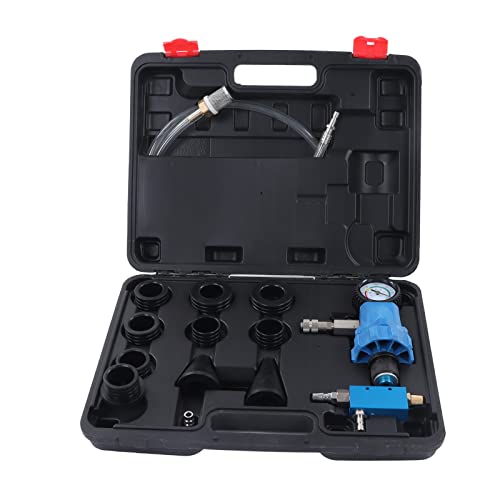 Coolant Vacuum Refill Tool Kit 14 Pieces Universal Engine Cooling System Vacuum Pressure Testing Kit with 8 Adapters for Cars SUVs Light Trucks