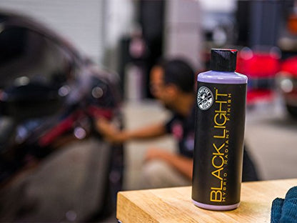 Chemical Guys, Black Light Hybrid Glaze & Sealant for Dark Colors, 16 oz | Glaze and sealant in one smooths minor marks and deepens gloss on black and dark paint, by hand or machine