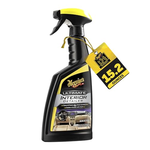 Meguiar's G16216 Ultimate Interior Detailer, Protects Interior Surfaces from Dirt and Grime, Leaves Your Surfaces Protected from UV Rays and Giving It a Lasting Finish, 15.2 Oz Spray Bottle - size: 15.2 Fl Oz (Pack of 1)