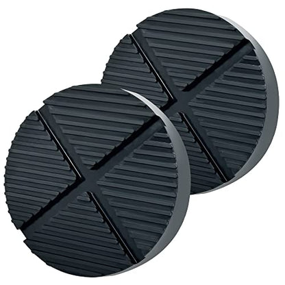 TONDA Floor Jack Rubber Pad, Universal Jack Puck Adapter, Pinch Weld Side Frame Rail Protector, 2 Pack - color: 2 PACK