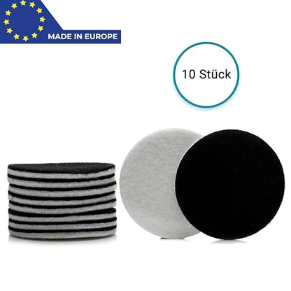 Glass Polish 4.5 inch (115mm) Pack of 10 Felt Polishing Pads for Polishing Glass, Plastic, Metal and Marble - GP11009 | For Cerium Oxide Glass Polishing, Scratch Removal, Plastic & Headlight Restoration, Metal Polishing & Clear Coat Finishing - style: 4.5