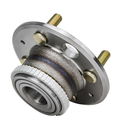 Detroit Axle - 2pc Rear Wheel Bearing and Hubs Assembly with ABS Ring & 4-Lug for Honda Civic 1992-1995/1999-2000, Civic del Sol 1995-1997, Acura Integra 1990-2001, 4-Wheel ABS - style: 513105-DA x2/Pair