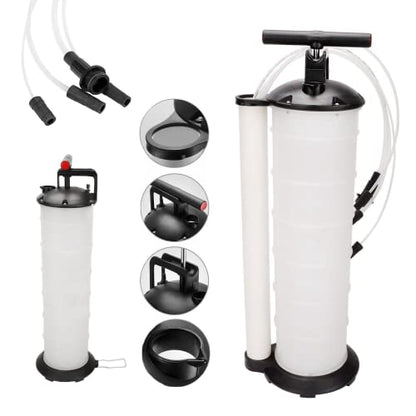 Manual 7 Liter Oil Fluid Changer Vacuum Extractor Fuel Petrol Pump Transfer Remover Tank, ZG49803