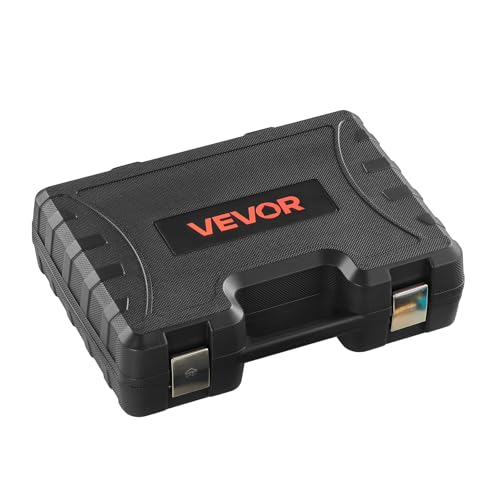 VEVOR Engine Cylinder Compression Tester Kit, 0-700 PSI Pressure Gauge & 0-100 PSI Leak Gauge, Automotive Leak Down Tester Kit with 4 Adapters, Pressure Check & Leakage Rate Test on Cars, Motorcycles
