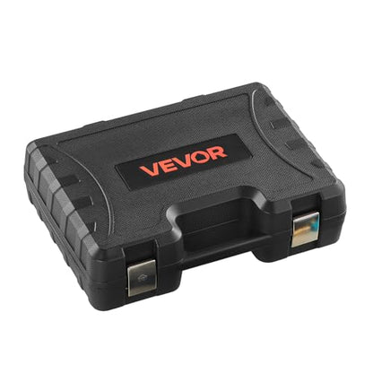 VEVOR Engine Cylinder Compression Tester Kit, 0-700 PSI Pressure Gauge & 0-100 PSI Leak Gauge, Automotive Leak Down Tester Kit with 4 Adapters, Pressure Check & Leakage Rate Test on Cars, Motorcycles