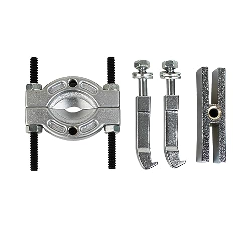 HFS(R Bearing Separator (Mini) 9 Pieces Bearing Puller Kit Includes Yoke & Extensions，Puller Set, Heavy Duty Bearing Splitter Tool Kit