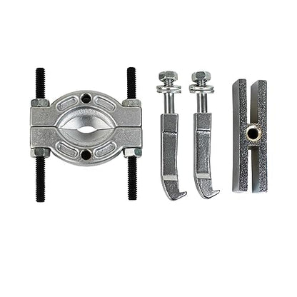 HFS(R Bearing Separator (Mini) 9 Pieces Bearing Puller Kit Includes Yoke & Extensions，Puller Set, Heavy Duty Bearing Splitter Tool Kit