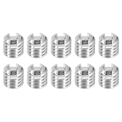uxcell 10Pcs Threaded Inserts, M2-0.4x4 & M4-0.7x4 Stainless Steel 303 Screw Thread Sleeves Thread Repair Insert for Mechanical Equipment - size: M2-0.4x4 & M4-0.7x4mm