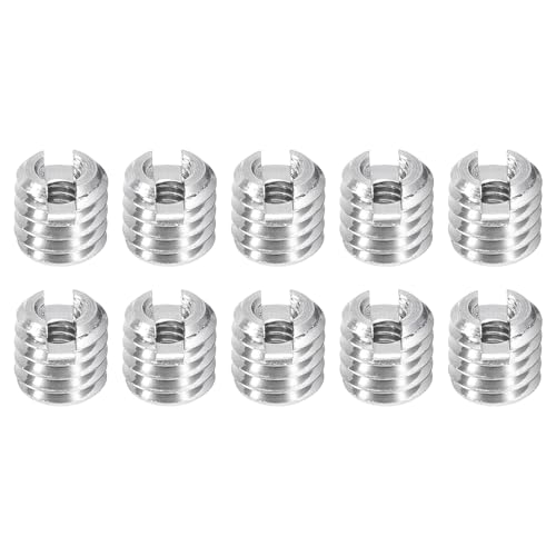 uxcell 10Pcs Threaded Inserts, M2-0.4x4 & M4-0.7x4 Stainless Steel 303 Screw Thread Sleeves Thread Repair Insert for Mechanical Equipment - size: M2-0.4x4 & M4-0.7x4mm