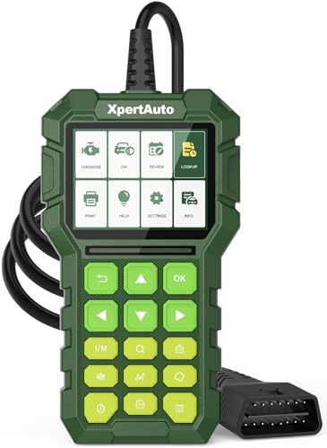 C303 OBD2 Scanner Live Data Professional Mechanic Universal OBDII Diagnostic Code Reader Tool for Clearing Fault Code Check Engine Light, Freeze Fram,I/M Readiness, Data Printing