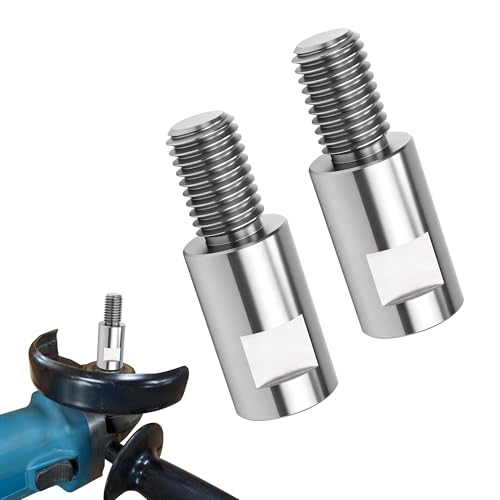 Airway Buff Extender, Airway Buffing Wheel Extension Shaft, 5/8"-11 Threads Arbor Extended Adapter, Universal Angle Grinder Attachments, for Aluminum Wheel Polishing Kit-2pcs - color: 5/8"-11 Threads Extender 2pcs