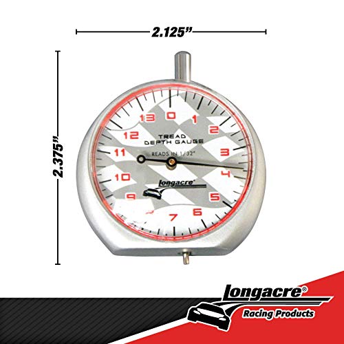 Longacre 52-50556 Tire Durometer/Tread Depth Gauge w/Case