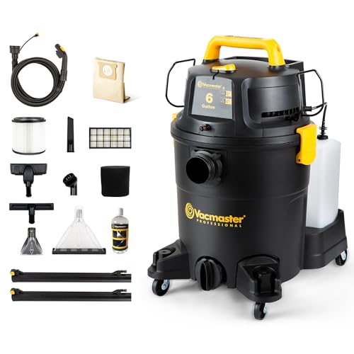 Vacmaster VK609PFR 0201 6 Gal 5.5 PHP 3-in-1 Wet/Dry/Upholstery Shampoo Vac - size: 6-Gallon
