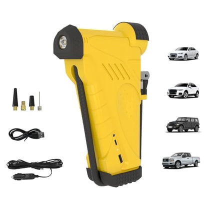 TopAutoGear 150PSI Tire Inflator Portable Air Compressor, 12V/20V Dual Power, USB Output, Ideal Air Pump for Car Tires, Off-Road, Truck, Motorcycle, Ball Sports