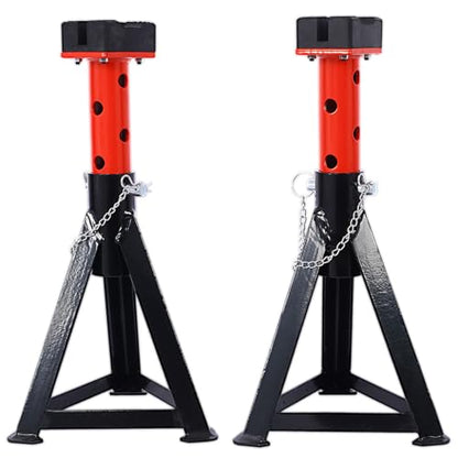 3 Ton Jack Stands, 6,000 lbs Capacity Each (12,000 lbs Pair) – Heavy-Duty Steel with 6 Adjustable Heights, Car, SUV, Truck & Equipment Support (2 Pack)