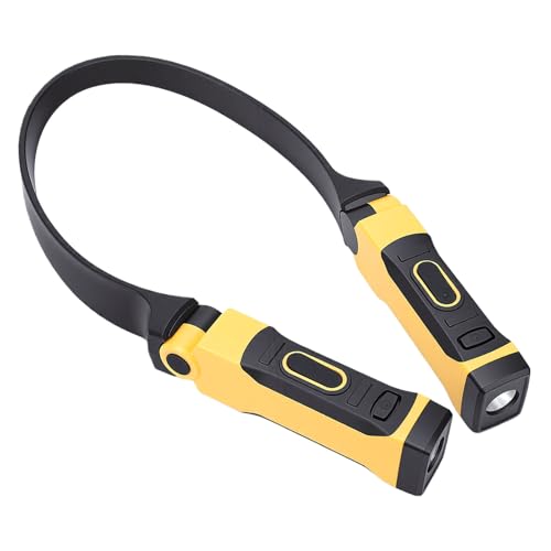 Rechargeable Neck Light for Hands Free Lighting, LED Reading Light Around Neck, for Mechanics Reading Camping DIY Projects Crafting Boyfriend Husband