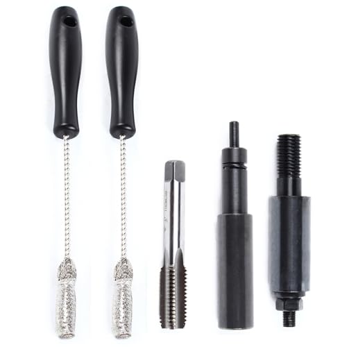 Injector Sleeve Cup Install Removal Tool Kit, Injector Sleeve Cup Cleaning Brush & Disassembly Tool, for 2003~2010 6.0l and 6.4l Engines