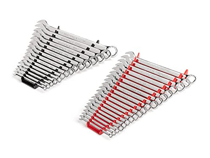 TEKTON Combination Wrench Set, 34-Piece | WCB91301 - size: 34-pc. (1/4-1 in., 6-24 mm), style: Rack
