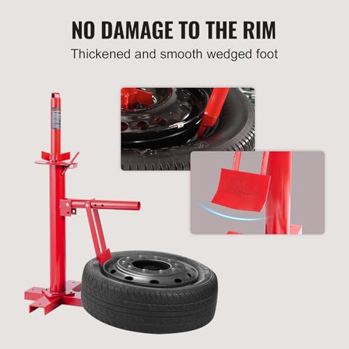 Manual Tire Changer, Portable Hand Bead Breaker Mounting Tool for 203-406 mm Tires, Compatible with Car Truck Trailer, Tire Mounting Machine for Home Garage Small Auto Shop