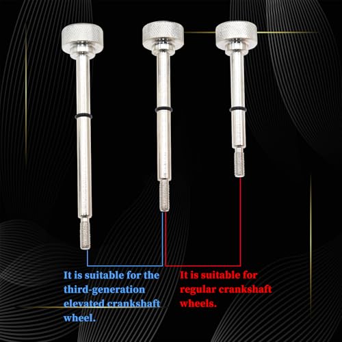 8pcs Vibration Damper Holding Tool Crankshaft Pulley Removal Shock Absorber, Compatible with Audi, Seat, Skoda, VW 1.8/2.0 4V TFSI EA888 Gen 1/2/3, Replace T10531, With Carrying Case & Glove