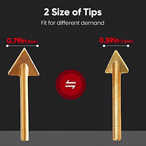 100W Plastic Welding Kit Soldering Iron, Professional Plastic Welder Fast Heating Plastic Soldering Iron Kit with ON/OFF Switch and Indicator Surface Repair Tool for DIY Car Bumper Dashboard Repair