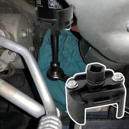 OFBAND Oil Filter Wrench Tool,Adjustable Oil Filter Removal Tool Fit for 2.36-3.15 inch Engine Oil Filter,Car Accessories Oil Filter Remover Tool