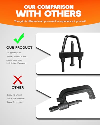 Torsion Key Unloading Tool, torsion bar key adjuster Bar Suspensions Installation Removal Tool Leveling Decompress Tool Compatible with Dodge Ford Chevrolet Chevy GMC GM HD Trucks SUVs, Black
