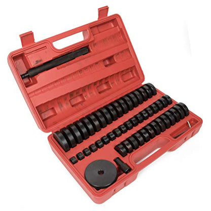 SCITOO 52-in-1 Custom Bushing Driver Tool Set,Transmission Wheel Axle Bearing Race Seal Installer Remover,Bush Removal Puller Bearing Press Tool Kit
