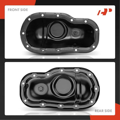 A-Premium Lower Engine Oil Pan Sump with Drain Plug Compatible with Toyota Tacoma 2006-2013, Tundra 2007-2013, 4Runner 2003-2013, FJ Cruiser 2007-2014, V6 4.0L | Compatible with Toyota Tacoma 2006-2013, Tundra 2007-2013, 4Runner 2003-2013, FJ Cruiser 2007
